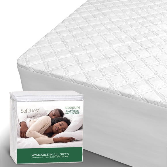 Protector de colchón SafeRest Sleepure, impermeable, tamaño king
