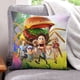 thumbnail image 1 of Lluvia de Albóndigas Fundas de almohada de terciopelo con tema, regalos de funda de almohada, decoración para el hogar, cojín de lanzar, regalo de cumpleaños para fans y parejas. 45cm x 45cm., 1 of 6