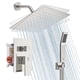 thumbnail image 1 of Juego de grifos de ducha SR SUN RISE Rainfall de 20 cm con dispositivo de mano, 1 of 5