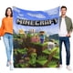 thumbnail image 1 of Minecraft - Minecraft anti-pilling, suave, ligera, esponjosa y acogedora de lujo para hogar y cocina – Perfecta para niños y adultos,100X80cm, 1 of 6