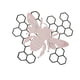 thumbnail image 1 of Abeja Colmena Jardín Decoración Hierro Siluetas árbol Plug-in Ornamento Hogar Arte Decoración Rosa, 1 of 5