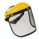 thumbnail image 4 of Protector Facial De Malla De Acero Con Visera De Malla Ajustable Para Desmalezar Y Aserrar Madera, 4 of 5