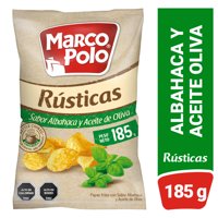 Papas Fritas Rústicas Albahaca Y Oliva 185 G Marco Polo