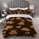 thumbnail image 1 of Bow Bear Themed Bedding Three-Piece Set Duvet Cover and Pillowcase Set Soft and Comfortable, 1 of 5