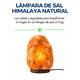 thumbnail image 2 of Lámpara De Sal Himalaya 2-3 Kg Luz Regulable Base Madera, 2 of 12