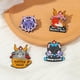 thumbnail image 2 of set pines broches adorables diablitos Miu Satan baphomet bab, 2 of 4