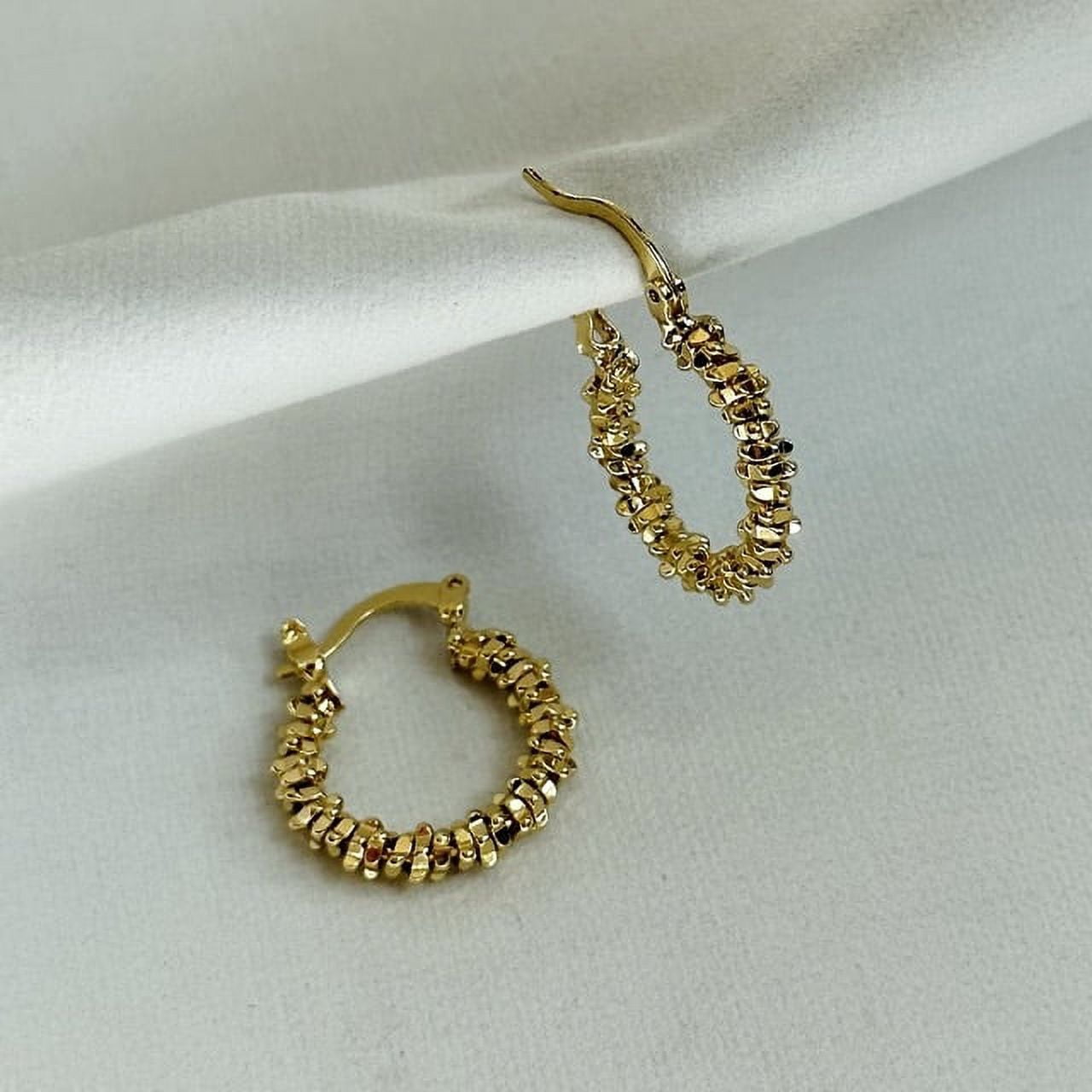 Collarbeauty - Aro Bañado En Oro 18k