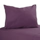 thumbnail image 1 of Juego de Sabanas, Single, Color Morado Oscuro, 144 Hilos, 1 of 2