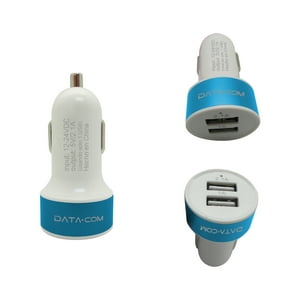 Combo I4 / Cable + Cargado Auto Usb X 2 Datacom
