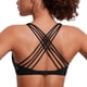 thumbnail image 1 of Sostén CRZ YOGA Deportivo Sin Aros con Tirantes Cruzados y Relleno Negro Mediano, 1 of 7