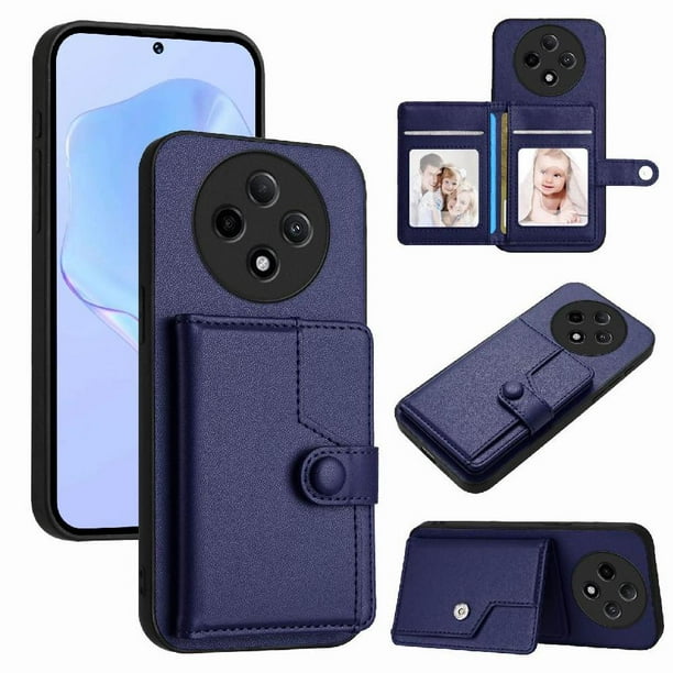 FOXDOCK Funda para OPPO A3 pro con Bloqueo RFID - Diseño Elegante con Cierre de Botón