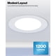 thumbnail image 2 of Iluminación empotrada LED Sunco 6" 1200 lm 15 W CCT seleccionable, 2 of 7