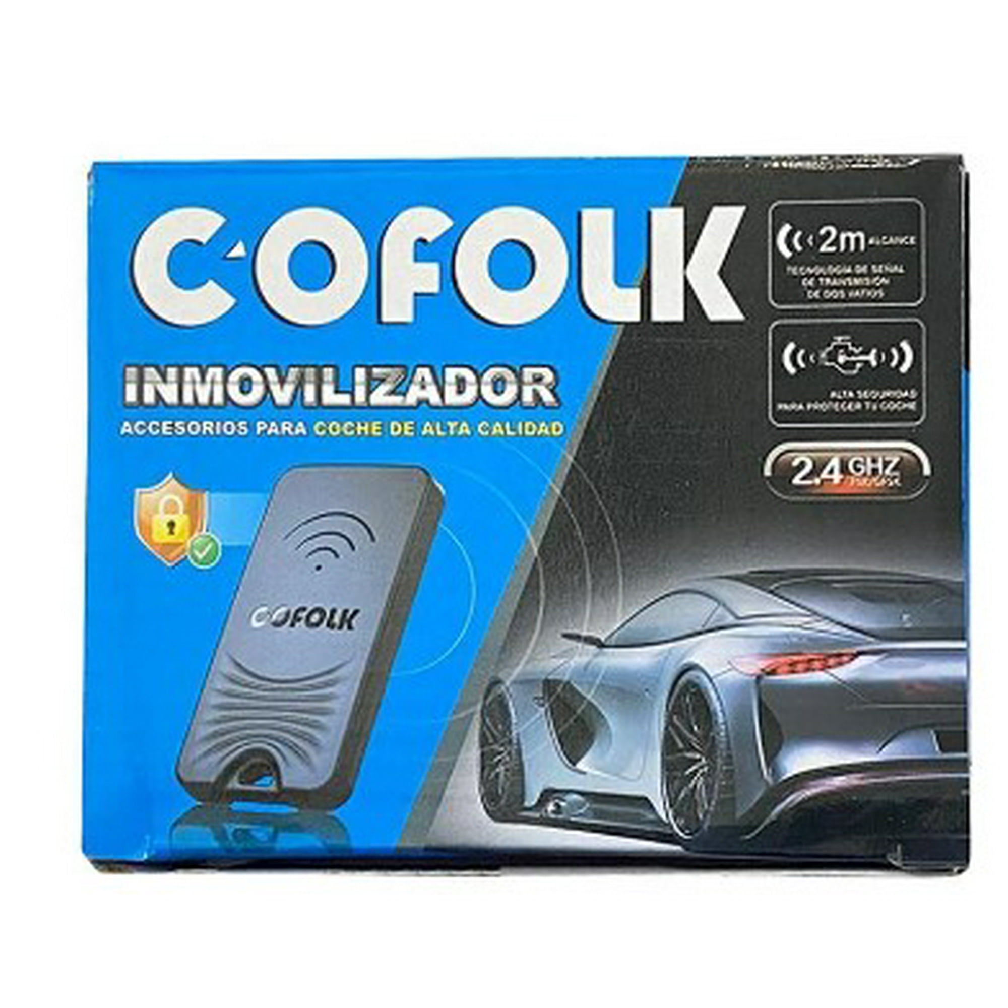 Cofolk - Inmovilizador Antiportonazo Antirrobo Corta Corriente Para Auto O Moto ¡¡oferta!!