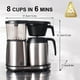 thumbnail image 2 of Cafetera Bonavita BV1901TS con goteo y un solo toque para 8 tazas, 2 of 7