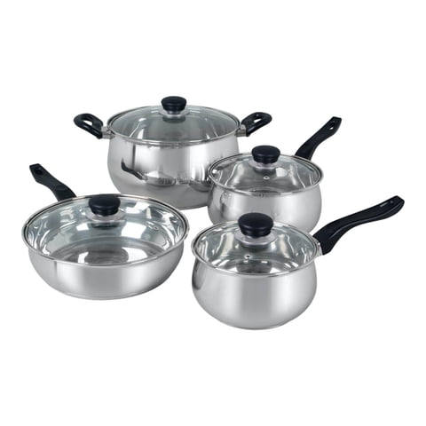 Oster Batería De Cocina Rametto Acero Inox 8 Piezas