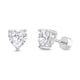 thumbnail image 1 of Aro de Corazón con Circón Transparente de Plata 925, 1 of 2