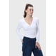 thumbnail image 2 of Polera Mujer Escote V Manga Flare Blanco, 2 of 4