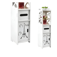 Genérico - Estante Paris Organizador De Baño Blanco