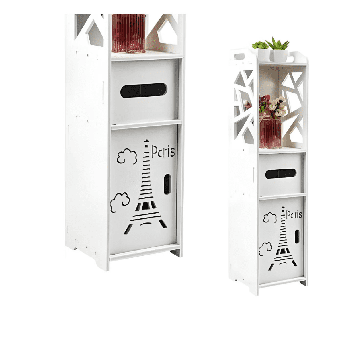 Genérico - Estante Paris Organizador De Baño Blanco