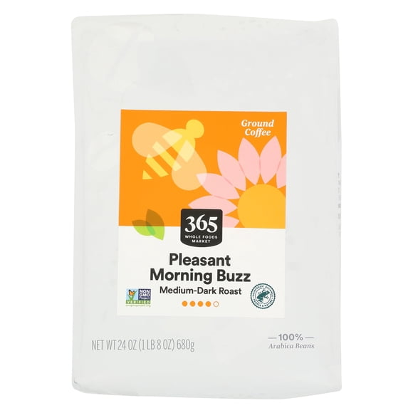 Café molido 365 de Whole Foods Market, tostado medio oscuro, 700 ml
