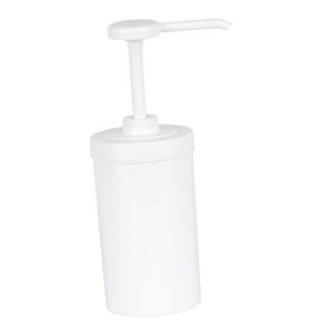 Magideal - Dispensador De Salsas, Dispensador De Jarabe De Café, Contenedor De 1 L Para Uso Comercial, Bombas Para Condimentos, Bomba De Kétchup Y Jarabe Para 30 Cc