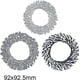 thumbnail image 4 of Troqueles de metal con forma de corona de ramas, plantillas de corte para álbumes de recortes, tarjetas, etc., 4 of 7