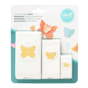 We R Memory Keepers - Pack De 3 Perforadoras Mariposas