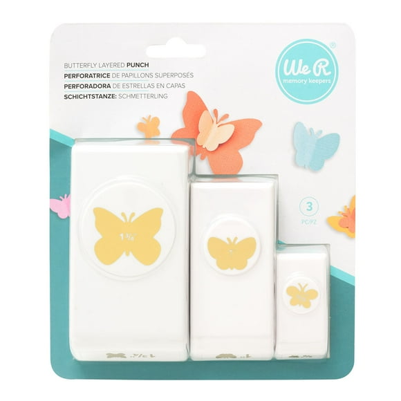 Pack de 3 Perforadoras Mariposas