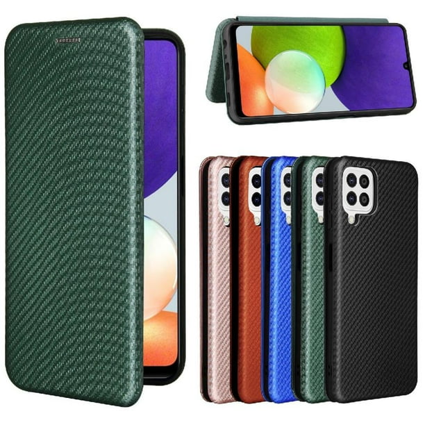 Funda Flip para FOXDOCK Samsung Galaxy A22 4G - Funda magnética de negocios, funda protectora delgada