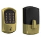 thumbnail image 1 of Cerradura WiFi inteligente Schlage Encode para puerta de entrada, latón satinado, 1 of 9