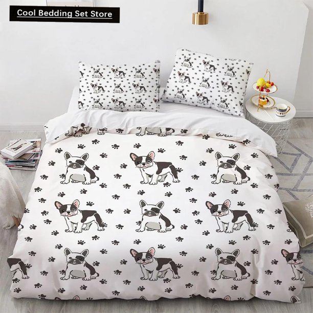 x1484 Bed SheetsCorgi Dog Duvet Cover Yellow Cartoon Puppy Bedding Set for Kids Boys Girls Kawaii Pet Animal Pink /Quilt Cover 3-Piece Bedding Set (1 Duvet Cover + 2 Pillow Shams) nj1484