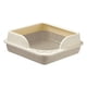 thumbnail image 5 of Caja de Arena para Gatos Bandeja Sanitaria Abierta Recipiente de Arena Portátil Bandeja Antisalpicaduras Material Duradero Fácil de Limpiar Adecuada para Uso en Interiores Mascotas Gris, 5 of 5