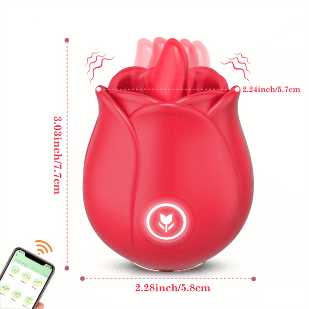 1pc 7 Sucking Modes Rose Vibrator - Clit Toy and Vagina Massager for Adult Sex Toys