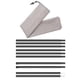 thumbnail image 5 of 2x Postes De Tienda Dosel Soporte Ajustable Hierro 5 Secciones Bolsa De Almacenamiento Al Aire Libre, 5 of 5