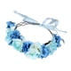 thumbnail image 5 of Diadema De Flores Para Mujer, Corona, Accesorios Delicados Para Fotos, Corona De Flores Rosas, Diadema Azul, 5 of 5