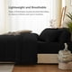 thumbnail image 3 of Juego de edredón CozyLux, tamaño queen, negro, cama de 7 piezas en una bolsa, 3 of 3