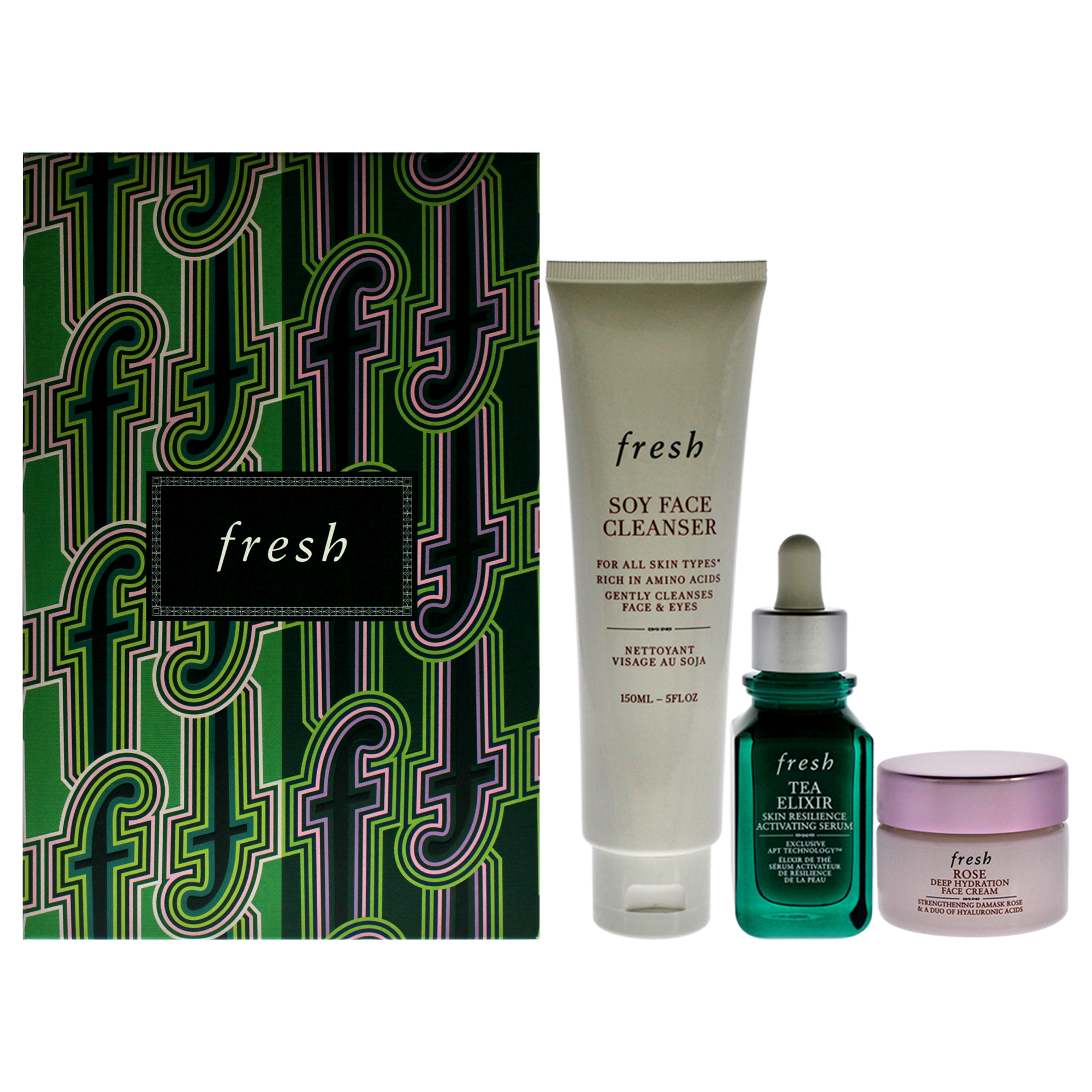 Set Cuidado De La Piel Fresh Trío Piel Hidratada Y Resistente 140Ml