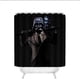 thumbnail image 1 of Cortina de ducha distintiva de Star Wars Darth Vader, juego de cortina de baño con ganchos, tamaño 66 x 72 pulgadas, 1 of 3