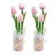 thumbnail image 2 of Flores De Tulipanes Artificiales En Maceta Decoración De Ramo De Bricolaje Rosa, 2 of 6