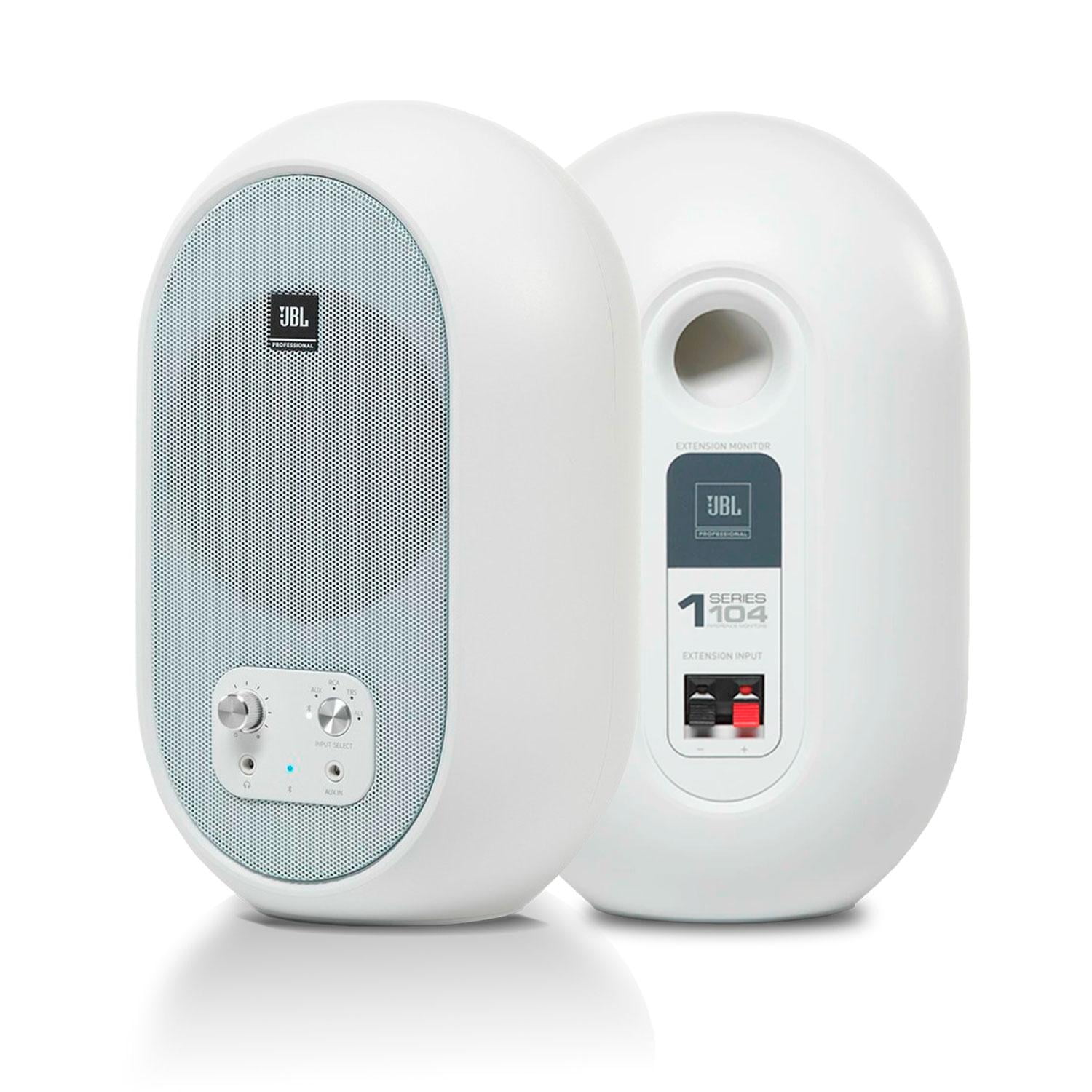 Monitores De Escritorio Bluetooth Jbl 104bt Wh Blanco