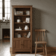 thumbnail image 1 of Vitrina "Alaia" de Madera Vitrina Artesanal de Pino - Café - 80x35x180 cm, 1 of 3