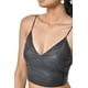 thumbnail image 1 of Falda Cuero Sharo Azul Marino, 1 of 6