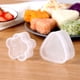 thumbnail image 4 of Kit de 7 piezas para hacer sushi con forma de triángulo y corazón redondo, herramientas de cocina para niños, modelo de sushi, 4 of 6
