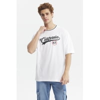 Fashionspark - Polera Hombre Oversize Print City Blanco