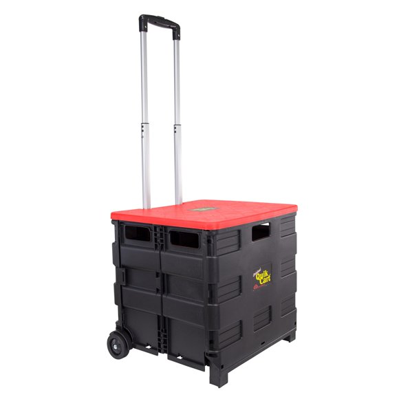 Rolling Crate Adbest products - Carrito rápido plegable (36 kg), color rojo
