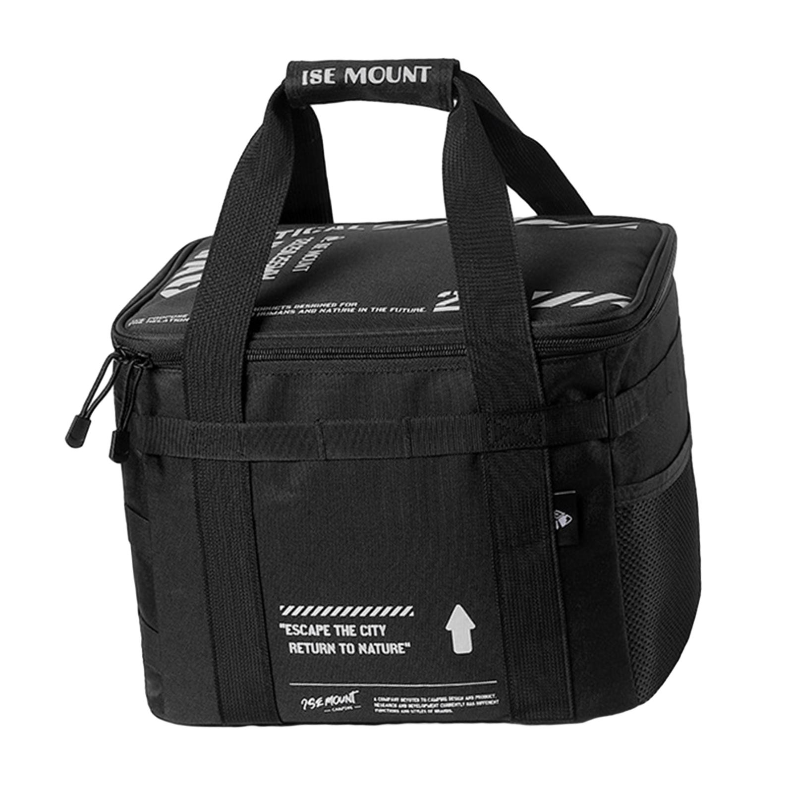 Magideal - Bolsa De Almacenamiento Para Tanque De Gas, Cubierta Protectora De 20L, Bolsa Para Botella De Gas De Gran Capacidad, Linterna De Camping, Bolsa De Tra Negro