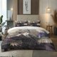 thumbnail image 1 of 3pcs Wed Adams Detective Investigation Illustration Printed Bedding Set, 1 of 1
