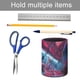 thumbnail image 5 of Dachshund-theme Cylinder Pen Holder Pencil Organizer with Flannel Lining PVC Leather Material Cardboard Base for study work 10*8CM, 5 of 6