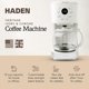 thumbnail image 2 of Cafetera HADEN programable para 12 tazas en marfil y cromo, 2 of 9