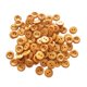 thumbnail image 3 of 100pcs pintaron el botón de madera del color natural redondo 2 ropa del agujero decorativa, 3 of 5